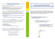 « Conseiller emploi-formation-insertion » : - GIP-FCIP de Paris