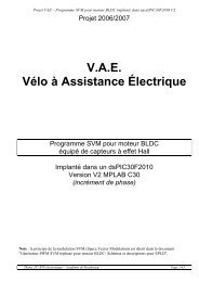 V.A.E. Vélo à Assistance Électrique - Ressources et projets ...