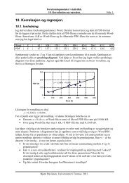 Korrelasjon og regresjon - Universitetet i TromsÃ¸