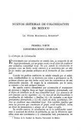 nuevos sistemas de colonizacion en mexico - Revista de Ciencias ...