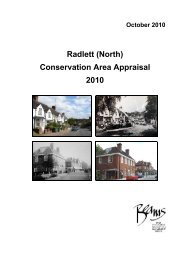 Radlett North Conservation Area Appraisal Report 2010 - Hertsmere ...