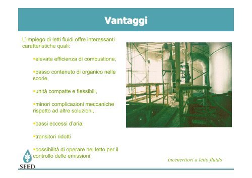 Inceneritori a letto fluido - Dipartimento di Chimica