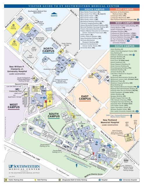Campus Map - UT Southwestern