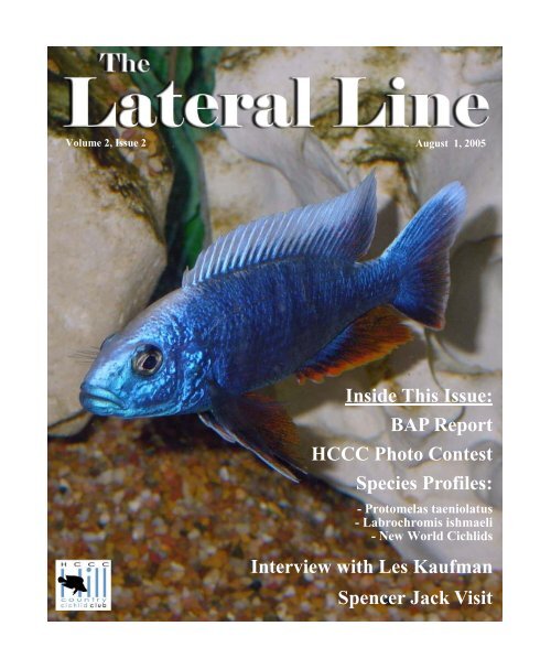 Lateral Line August 2005.pub - Hill Country Cichlid Club