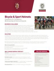 Bicycle & Sport Helmets - Bureau Veritas