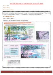 ACADÃMIE DE LA RÃUNION Page 1 DES CHANGEMENTS DANS ...