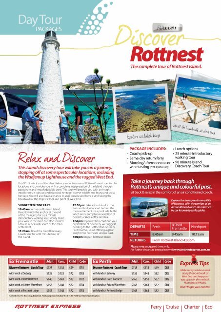 Rottnest - Experience Perth
