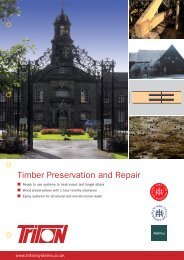 Timber Preservation and Repair Brochure - Triton Chemicals