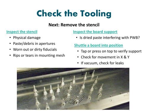 Troubleshooting the Stencil Printing Process - SMTA