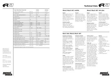 Technical Data - Equipment Distribution Management