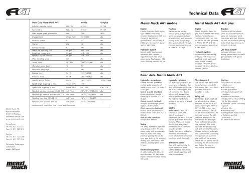 Technical Data - Equipment Distribution Management