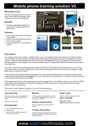 Mobile phone training solution V2 www.matrixmultimedia - Elektor