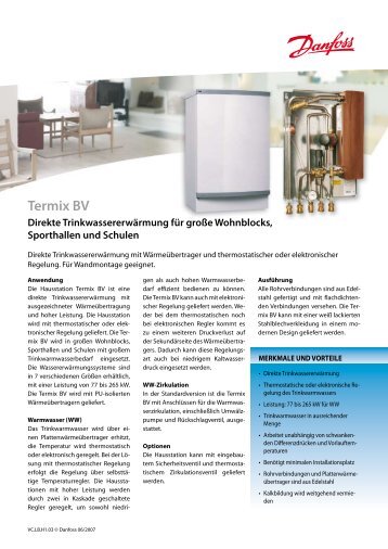 Termix BV - Danfoss WÃ¤rme & FernwÃ¤rme