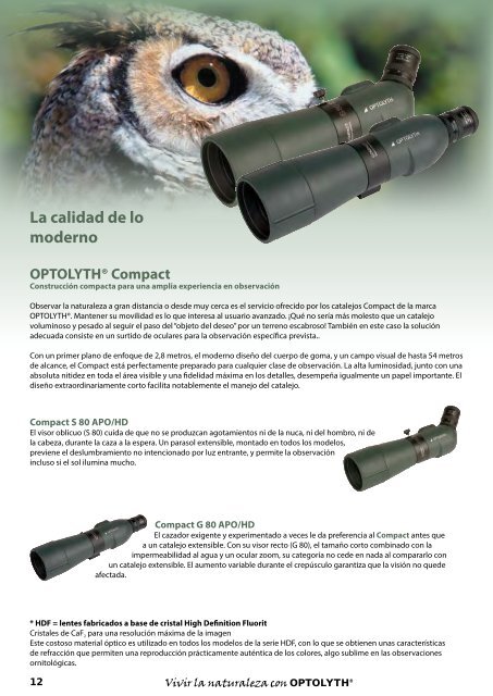 Vivir la naturaleza con - Optolyth