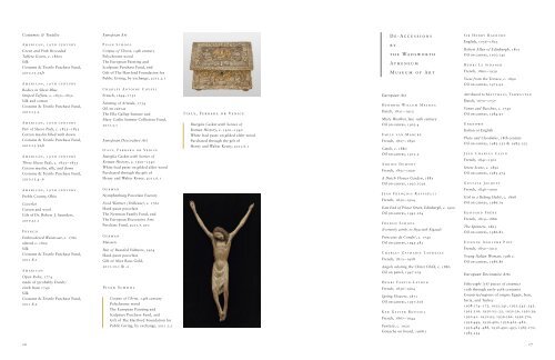 2011 Annual Report - The Wadsworth Atheneum