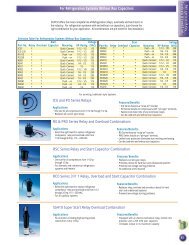 For Refrigeration Systems Without Run Capacitors - Supco