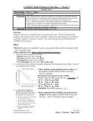 CAHSEE Math Problem of the Day -- Week 3