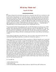 Bài viết: Bồ Tát hay Thinh Văn? - Saddhamma