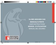 globe 4800/4900 can manuale utente user instructions manuel d ...