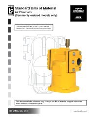 Air Eliminator - Liquid Controls