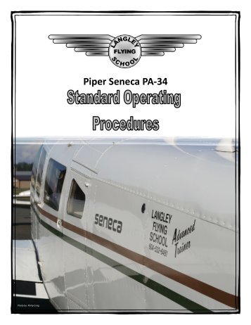 Piper Seneca PA-34 - Langley Flying School