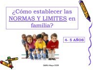 Normas y límites inicial 4 y 5 años