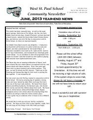 2013 Year-End News - Seven Oaks School Division
