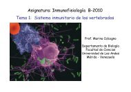 Tema 1 Sistema Inmune B2010 - Facultad de Ciencias