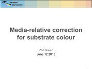 Media-relative correction for substrate colour - International Color ...