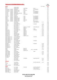 TCP PRICELIST NED 2012 - Tech-Line