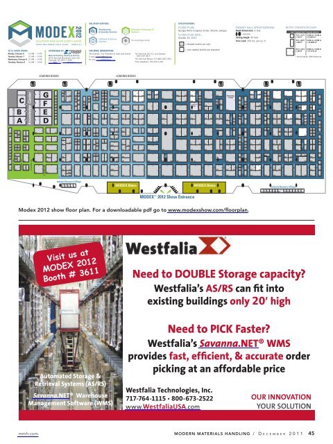 Modern Materials Handling - December 2011