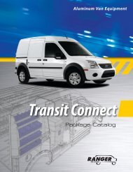 Ranger Transit Connect 2011 Catalog - Stonebrooke Equipment