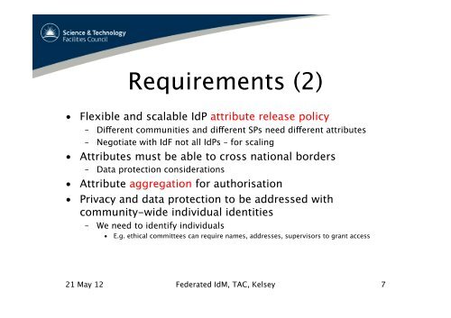 Federated Identity Management for Research Collaborations - Terena