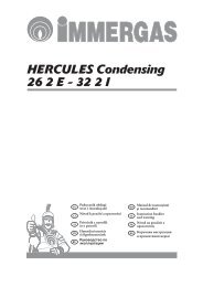 HERCULES Condensing 26 2 E - 32 2 I - Immergas