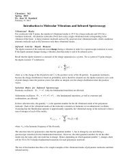 Molecular Vibrations and Infrared Spectroscopy