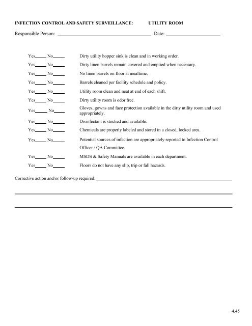 QUALITY OF CARE ROUNDS - Nursing Home Help