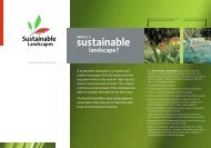What is a Sustainable Landscape? - SA Water