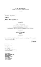 state of louisiana court of appeal, third circuit 10-1253