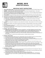 MODEL 6019 - Associated Equipment Corp.