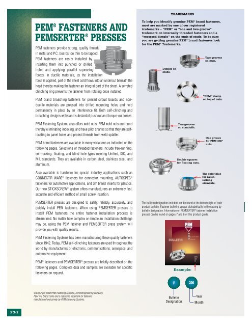 PG 802 - Penn Engineering & Manufacturing Corp.