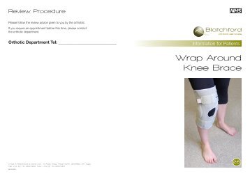 Wrap Around Knee Brace - Blatchford