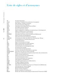 Liste de sigles et d'acronymes - IEMed