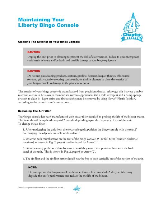 Libertyâ¢ - Bingo Console - Arrow International