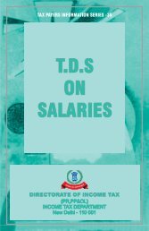 TDS where the salary - Income Tax Department