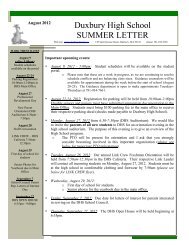 2012-2013 August Parent Letter - 8-6-12 - Fc.duxbury.k12.ma.us