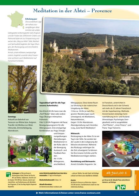 Katalog als PDF - France écotours