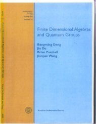 Finite dimensional algebras and quantum groups