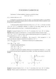 FUNCIONES CUADRÃTICAS