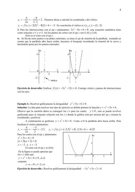 FUNCIONES CUADRÃTICAS