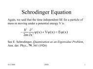 The Schrodinger Equation and the Particle-in-a-Box Problem